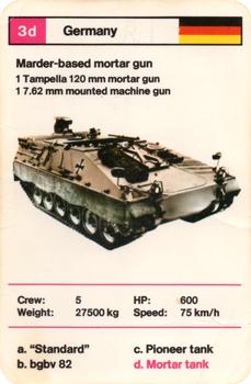 1970-79 Top Trumps Tanks #3d Marder-based mortar gun Front