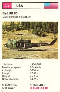 1970-79 Top Trumps Helicopters #2d Bell UH 1D Front