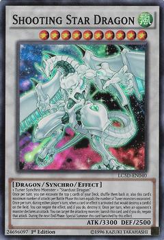 2014 Yu-Gi-Oh! Legendary Collection 5D's Mega Pack English 1st Edition #LC5D-EN040 Shooting Star Dragon Front