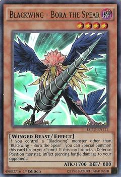 2014 Yu-Gi-Oh! Legendary Collection 5D's Mega Pack English 1st Edition #LC5D-EN111 Blackwing - Bora the Spear Front