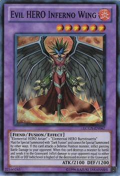 2011 Yu-Gi-Oh! Legendary Collection 2: The Duel Academy Years Mega Pack English #LCGX-EN067 Evil HERO Inferno Wing Front