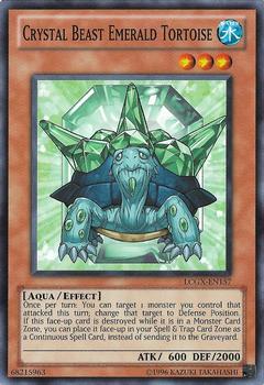 2011 Yu-Gi-Oh! Legendary Collection 2: The Duel Academy Years Mega Pack English #LCGX-EN157 Crystal Beast Emerald Tortoise Front