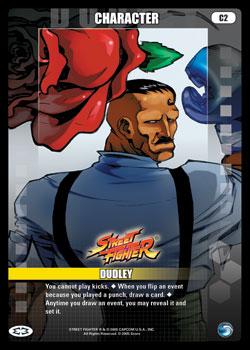 2005 Epic Battles Street Fighter 1 #C2 Dudley Front