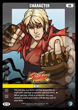 2005 Epic Battles Street Fighter 1 #C4 Ken Front