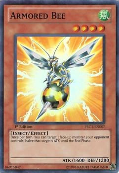 2012 Yu-Gi-Oh! Premium Collection Tin English Limited Edition and 1st Edition #PRC1-EN007 Armored Bee Front
