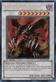 2012 Yu-Gi-Oh! Premium Collection Tin English Limited Edition and 1st Edition #PRC1-EN021 Void Ogre Dragon Front
