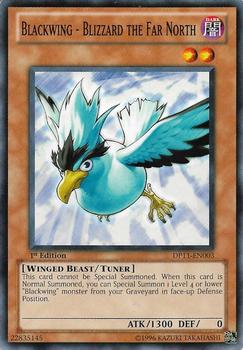 2011 Yu-Gi-Oh! Duelist Pack: Crow 1st Edition #DP11-EN003 Blackwing - Blizzard the Far North Front