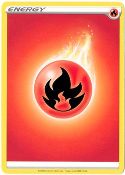 2021 Pokemon Sword & Shield Fusion Strike - Energy #NNO Fire Energy Front
