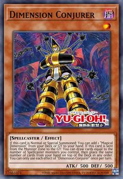 2022 Yu-Gi-Oh! Battle of Chaos English 1st Edition #BACH-EN002 Dimension Conjurer Front