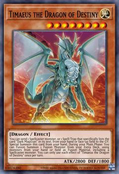 2022 Yu-Gi-Oh! Battle of Chaos English 1st Edition #BACH-EN003 Timaeus the United Dragon Front