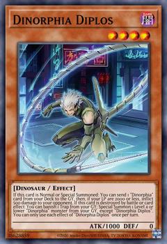 2022 Yu-Gi-Oh! Battle of Chaos English 1st Edition #BACH-EN010 Dinomorphia Diplos Front