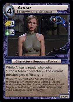 2007 Stargate System Lords #2R34 Anise, Experimental Scientist Front