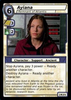 2007 Stargate System Lords #2R35 Ayiana, Remnant of Atlantis Front