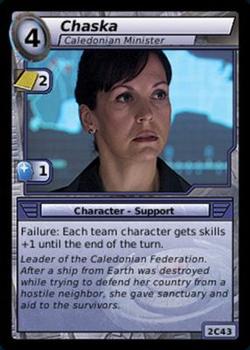 2007 Stargate System Lords #2C43 Chaska, Caledonian Minister Front