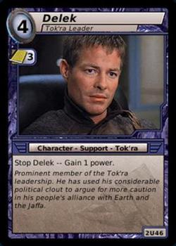 2007 Stargate System Lords #2U46 Delek, Tok'ra Leader Front