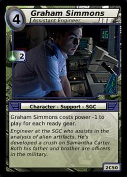 2007 Stargate System Lords #2C50 Graham Simmons, Assistant Engineer Front
