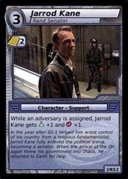 2007 Stargate System Lords #2R52 Jarrod Kane, Rand Senator Front