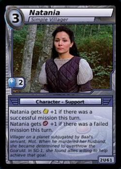 2007 Stargate System Lords #2U61 Natania, Simple Villager Front