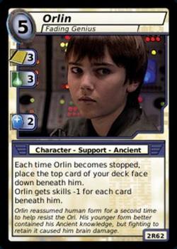 2007 Stargate System Lords #2R62 Orlin, Fading Genius Front