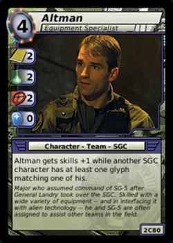 2007 Stargate System Lords #2C80 Altman, Equipment Specialist Front