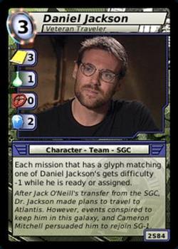 2007 Stargate System Lords #2S84 Daniel Jackson, Veteran Traveler Front