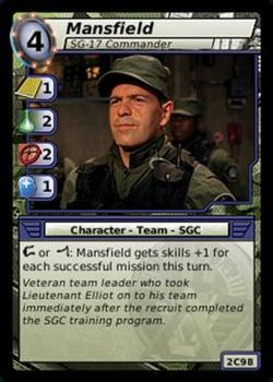 2007 Stargate System Lords #2C98 Mansfield, SG-17 Commander Front