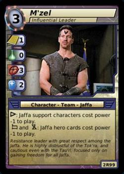 2007 Stargate System Lords #2R99 M'zel, Influential Leader Front