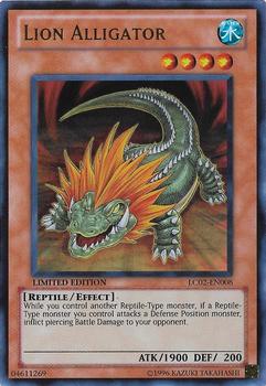 2013 Yu-Gi-Oh! Legendary Collection 2: The Duel Academy Years - Gameboard Edition English Limited Edition #LC02-EN008 Lion Alligator Front