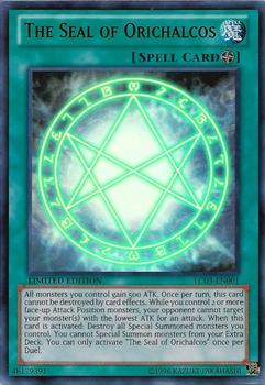 2012 Yu-Gi-Oh! Legendary Collection 3: Yugi's World English #LC03-EN001 The Seal of Orichalcos Front