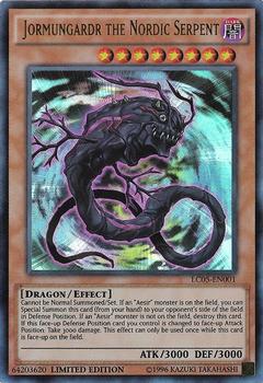 2014 Yu-Gi-Oh! Legendary Collection 5D's English Limited Edition #LC05-EN001 Jormungardr the Nordic Serpent Front