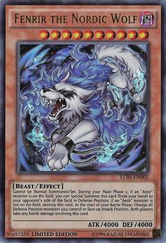 2014 Yu-Gi-Oh! Legendary Collection 5D's English Limited Edition #LC05-EN002 Fenrir the Nordic Wolf Front