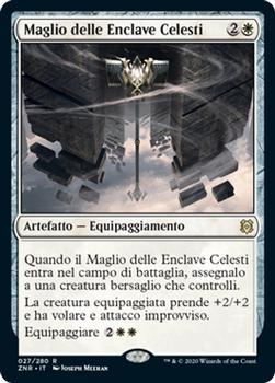 2020 Magic The Gathering Zendikar Rising Italian #27 Maglio delle Enclave Celesti Front
