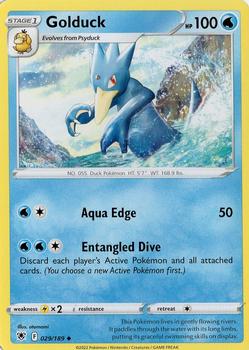 2022 Pokemon Sword & Shield Astral Radiance #029/189 Golduck Front