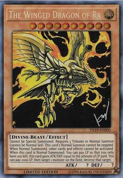 2019 Yu-Gi-Oh! Gold Sarcophagus Tin English Limited Edition #TN19-EN009 The Winged Dragon of Ra Front