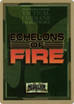 1995 Medallion Simulations Echelons of Fire #NNO Foxhole Back