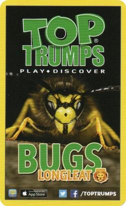 2017 Top Trumps Longleat : Bugs #NNO Hercules Beetle Back