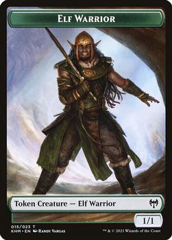 2021 Magic the Gathering Kaldheim - Token #015/023 Elf Warrior Front