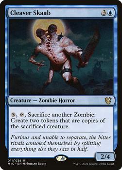 2021 Magic The Gathering Innistrad: Midnight Hunt Commander #11 Cleaver Skaab Front