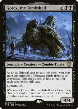 2021 Magic The Gathering Innistrad: Midnight Hunt Commander #20 Gorex, the Tombshell Front
