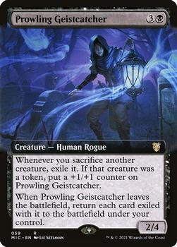 2021 Magic The Gathering Innistrad: Midnight Hunt Commander #59 Prowling Geistcatcher Front