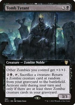 2021 Magic The Gathering Innistrad: Midnight Hunt Commander #61 Tomb Tyrant Front