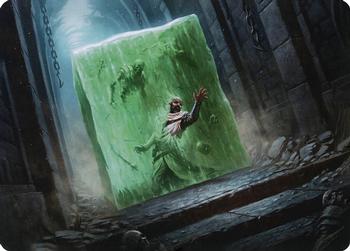 2021 Magic The Gathering Adventures in the Forgotten Realms - Art Series #7 Gelatinous Cube Front