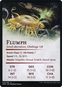 2021 Magic The Gathering Adventures in the Forgotten Realms - Art Series #12 Flumph Back