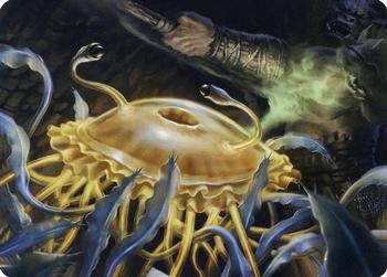 2021 Magic The Gathering Adventures in the Forgotten Realms - Art Series #12 Flumph Front