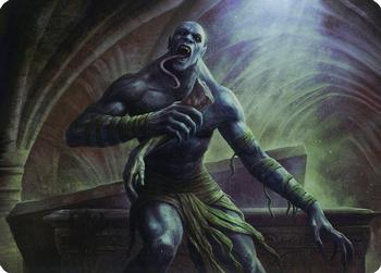 2021 Magic The Gathering Adventures in the Forgotten Realms - Art Series #18 Ghoul Front