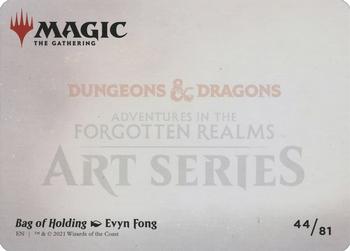 2021 Magic The Gathering Adventures in the Forgotten Realms - Art Series #44 Bag of Holding Back