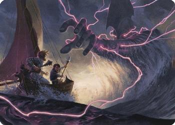 2021 Magic The Gathering Adventures in the Forgotten Realms - Art Series #54 Hall of Storm Giants Front