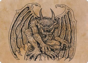 2021 Magic The Gathering Adventures in the Forgotten Realms - Art Series #65 Cloister Gargoyle Front
