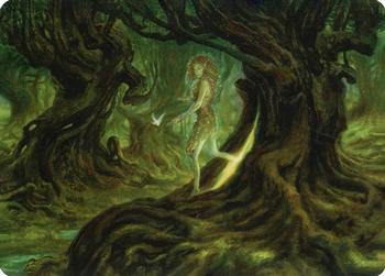 2021 Magic The Gathering Adventures in the Forgotten Realms - Art Series #69 Neverwinter Dryad Front