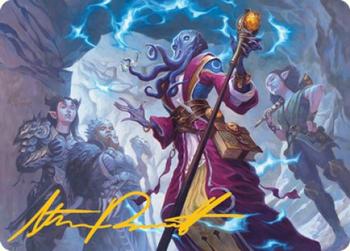 2021 Magic The Gathering Adventures in the Forgotten Realms - Art Series Gold Artist Signature #43 True Polymorph Front
